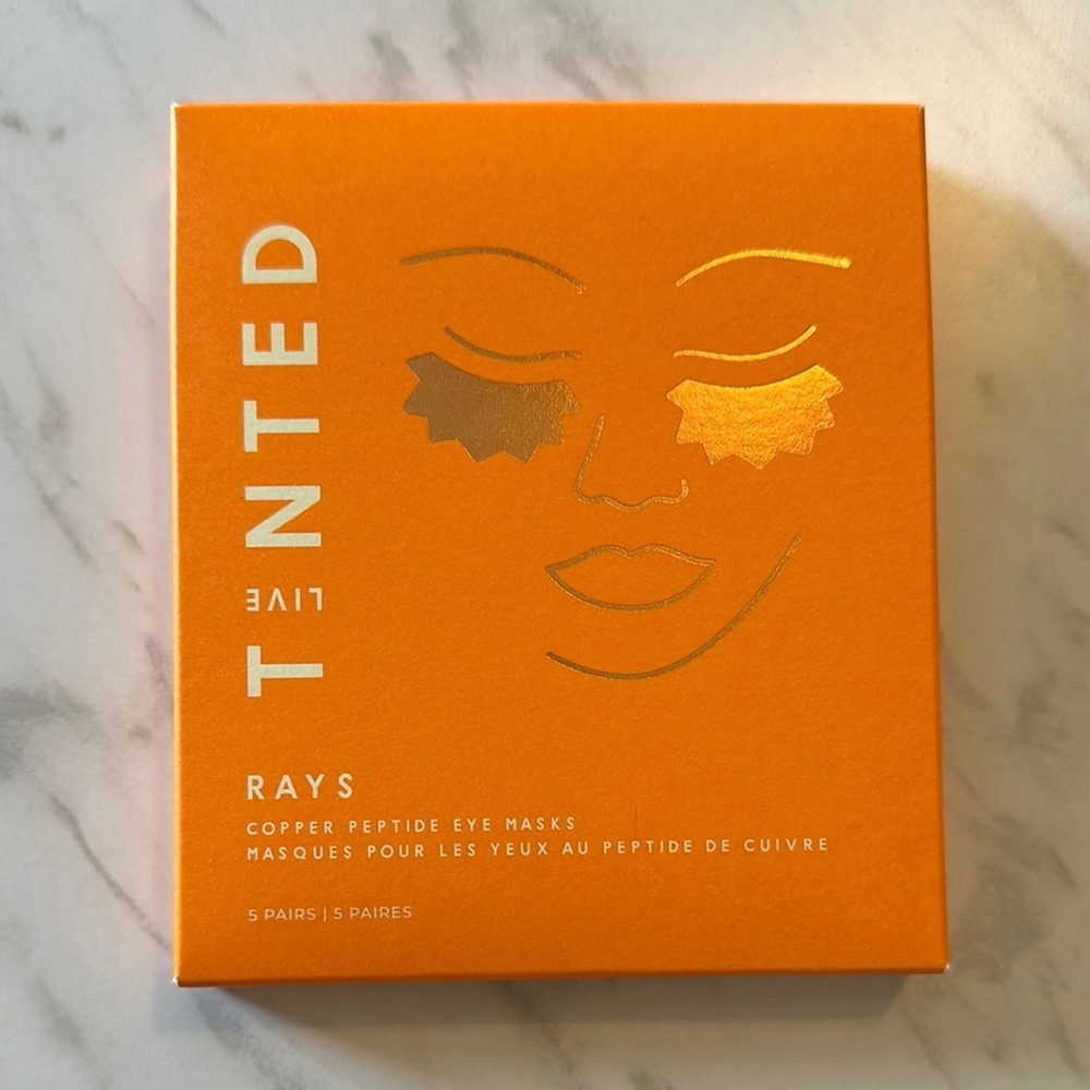 Live tinted pack of (5) Peptide Eye Masks